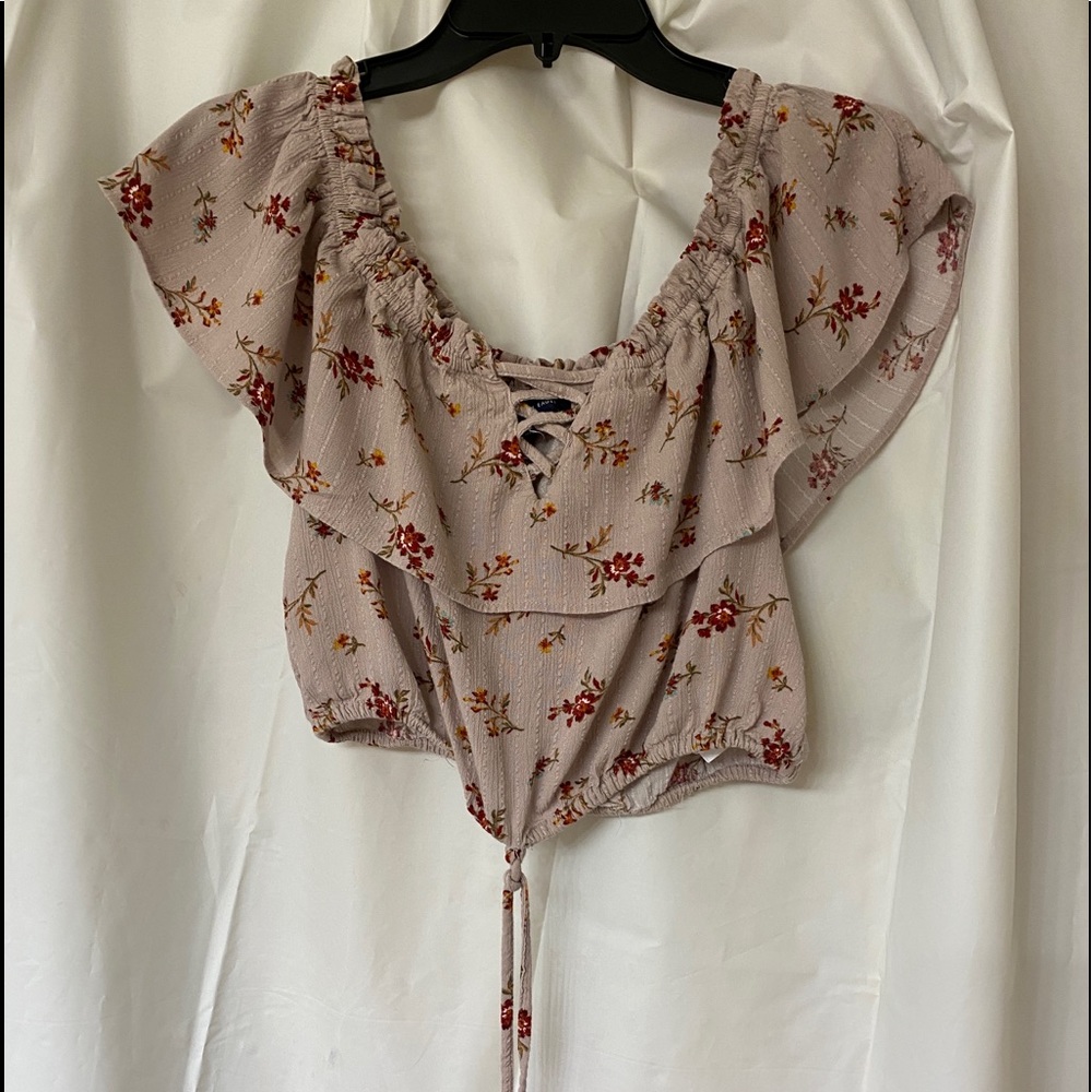 American Eagle off the shoulder crop top